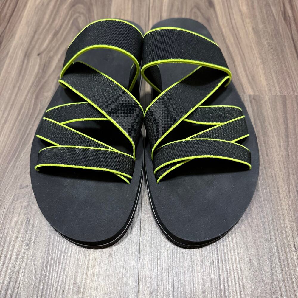 Dan Ward Elasticated Multi-Strapped Slides | Size… - image 3